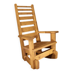 Rocking chair en sapin