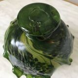 Patrick Lepage blown glass candle holder
