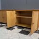 Large blonde Wicker & wood webbing sideboard