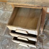 American desk in raw wood