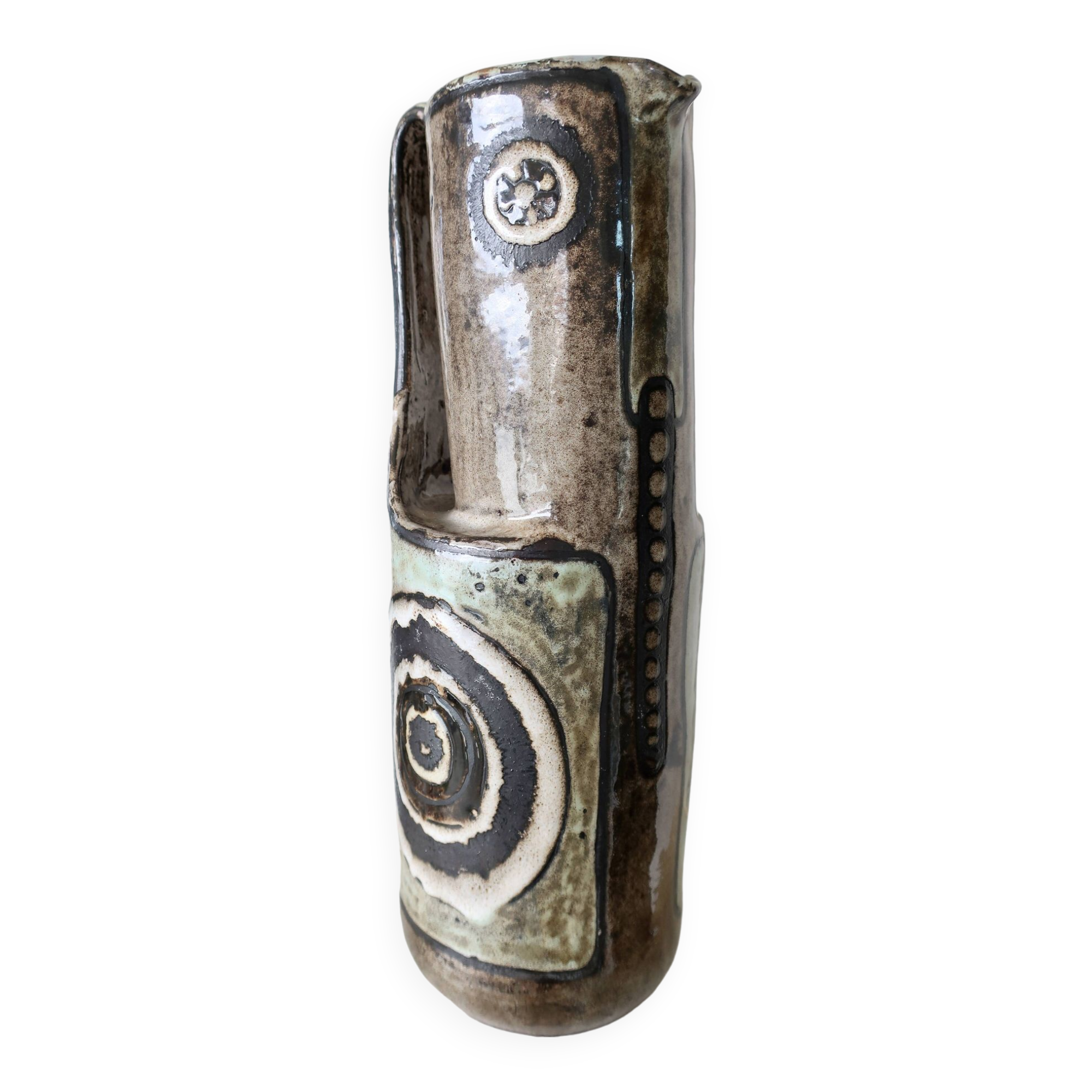 Paul Quéré & Ariane Mathieu Rare Zoomorphic Pitcher Signed, Dated, Numbered 3 out of 20