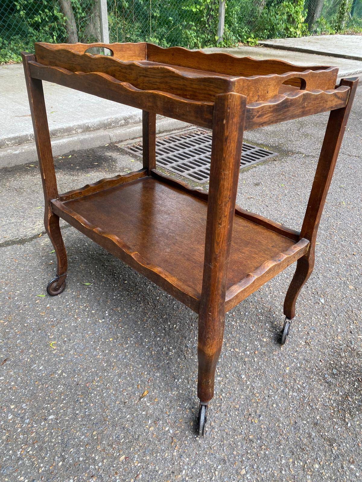 Solid wood rolling bar Louis XV early 20th century