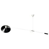 J.J.M. Hoogervorst Black Counter Balance Ceiling Lamp by Anvia Holland 1950