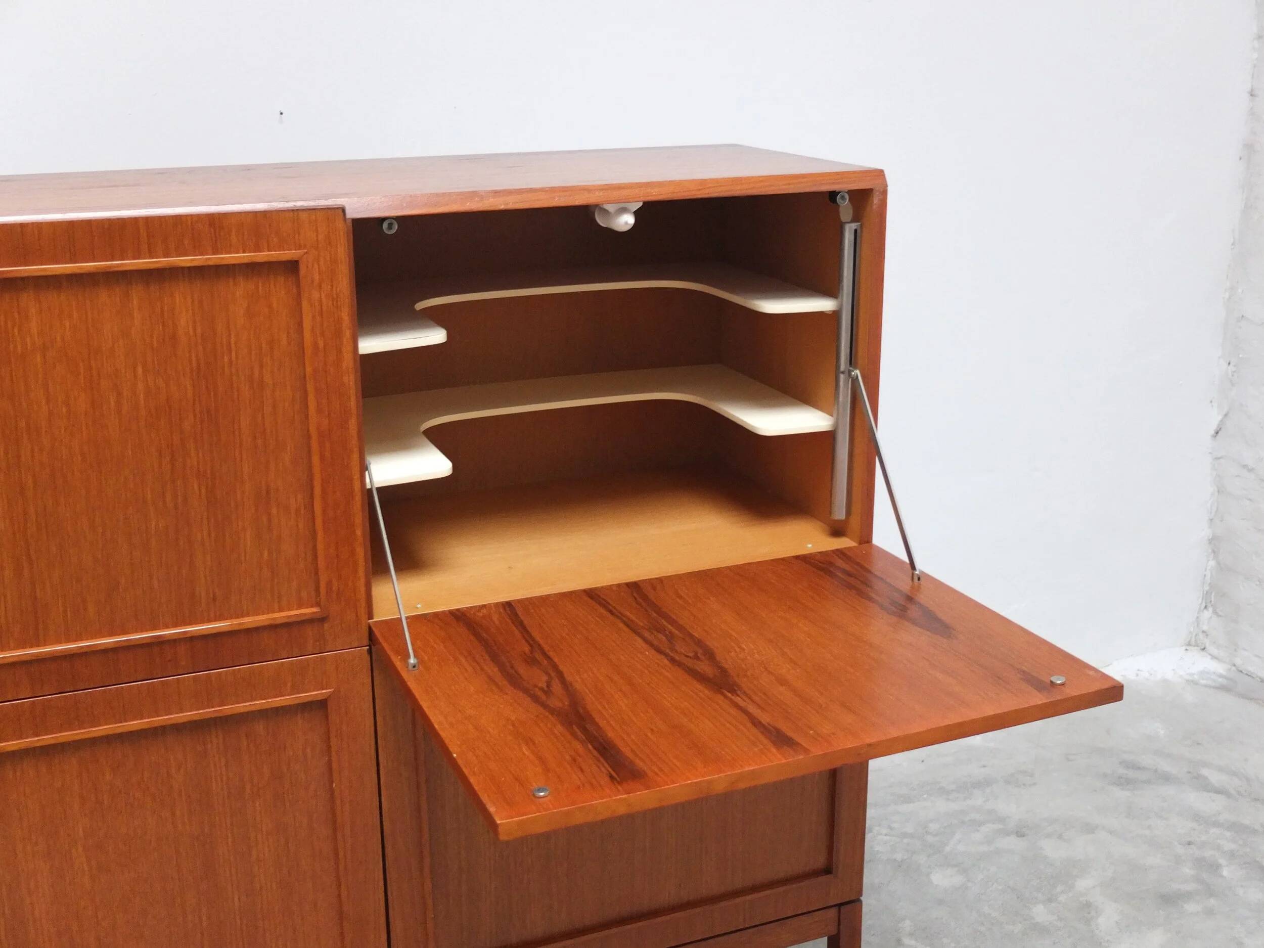 Decorative bar cabinet by Oswald Vermaercke for V-Form, 1966