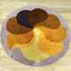 Round carpet desso 1970 holland