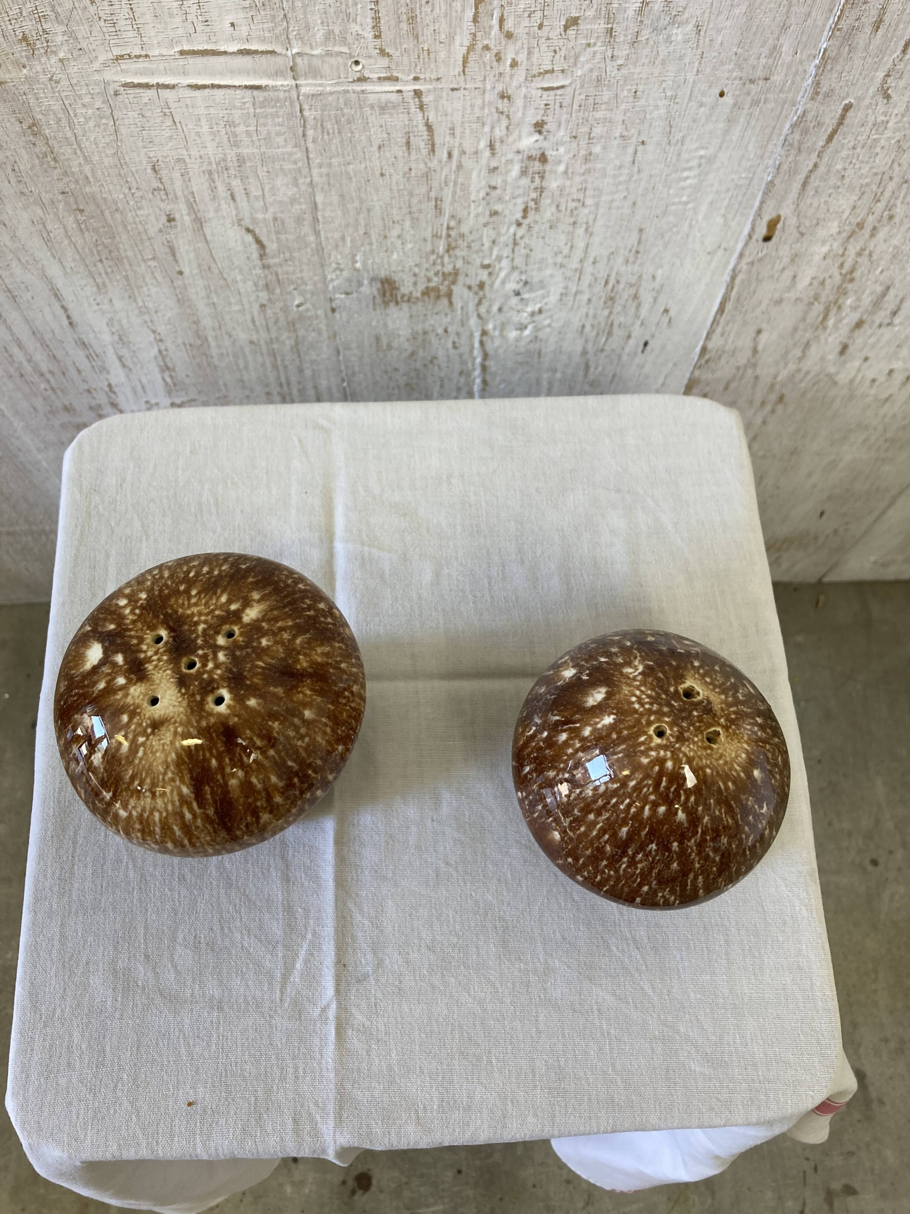 Salière et poivrier céramique