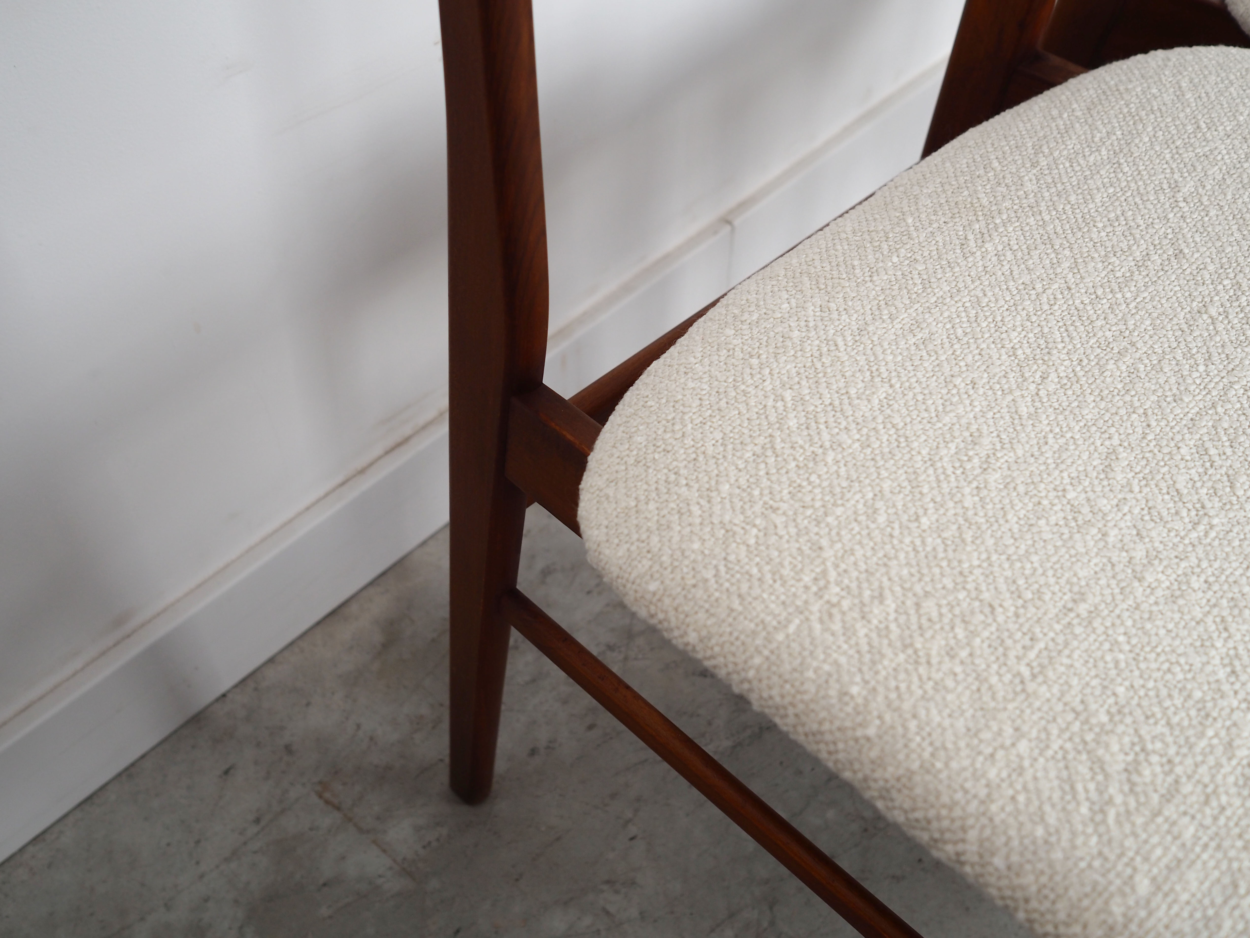 Set of two teak chairs, Danish design, 1960s, production: Denmark