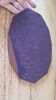 Antique beveled vintage velvet mirror