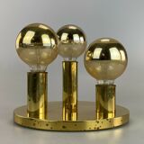 60s brass designer ceiling light