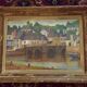 Tableau peinture aquarelle  des années 30