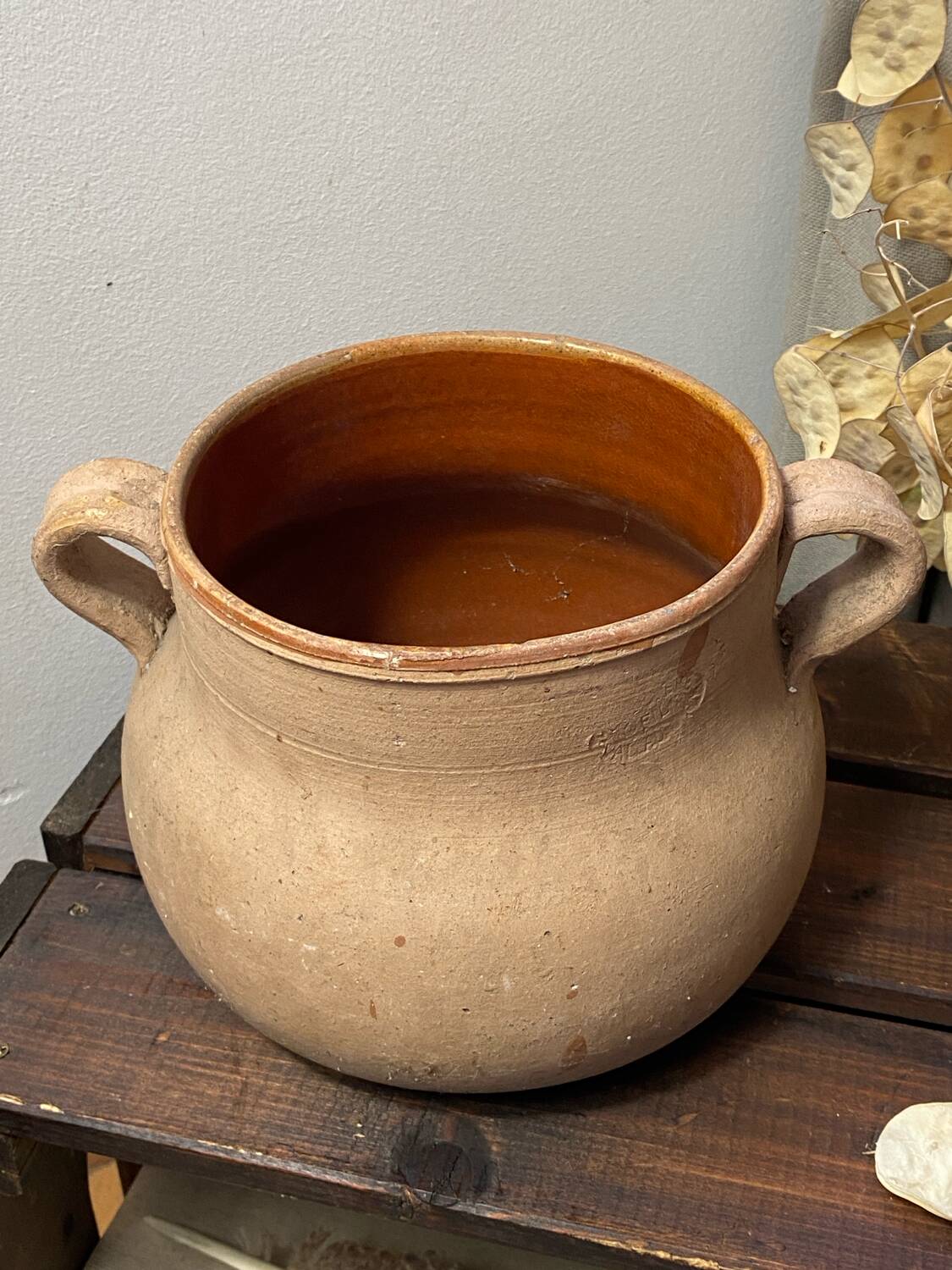 Pot en terre cuite, chaudron  Vallauris