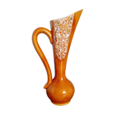 Golden yellow soliflore vase décor fat lava or sea foam