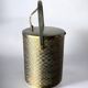 Regency braided ice bucket in brass, Italy, 1970s