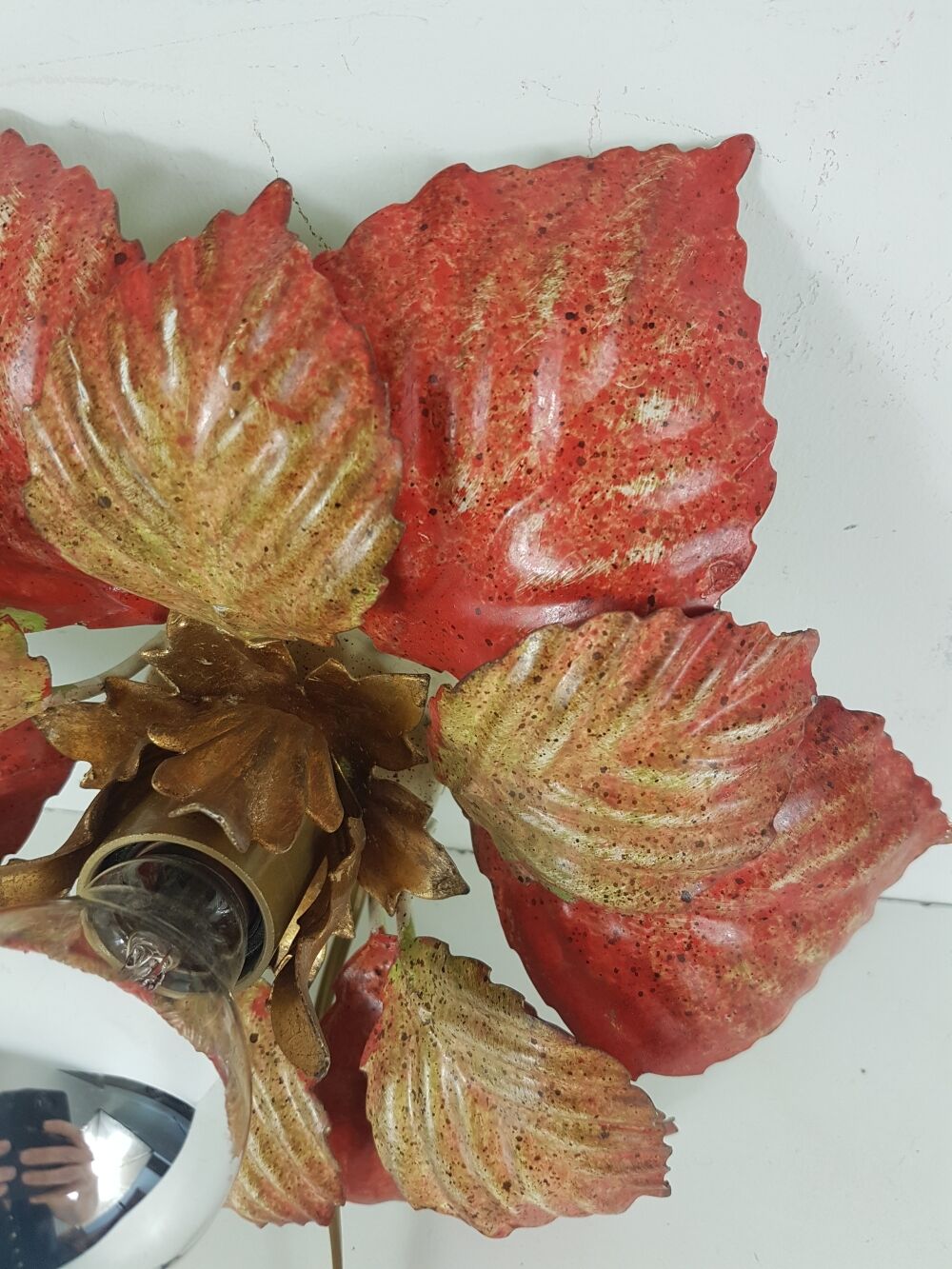 Italian masca wall lamp