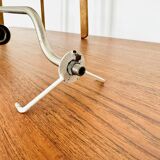 Sisal and Teak Floor Lamp by Temde