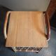 Vintage rattan wicker bedside table 1960 1970