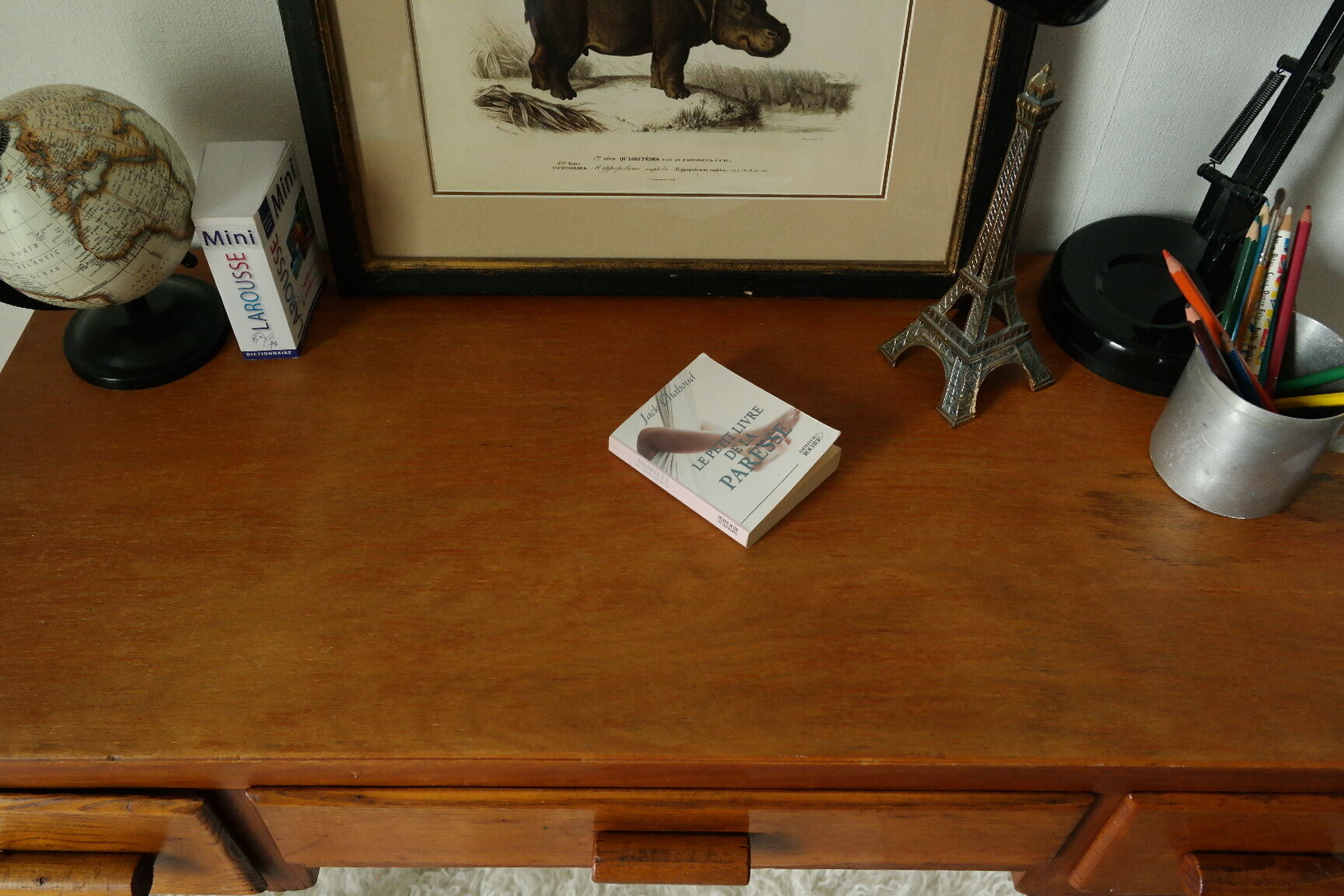 Vintage wooden children's desk