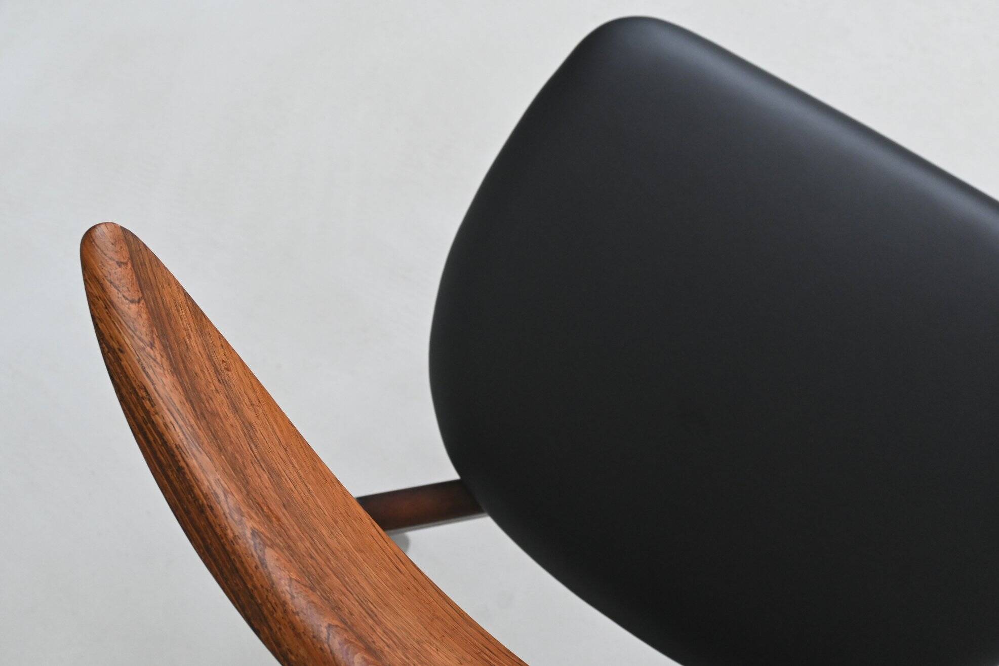 Harry Ostergaard set of eight dining chairs rosewood Randers Denmark 1960