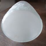 Opalescent glass vase with art deco style décor