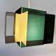 Vintage Pendant • Two-Coloured Acrylic • 1970