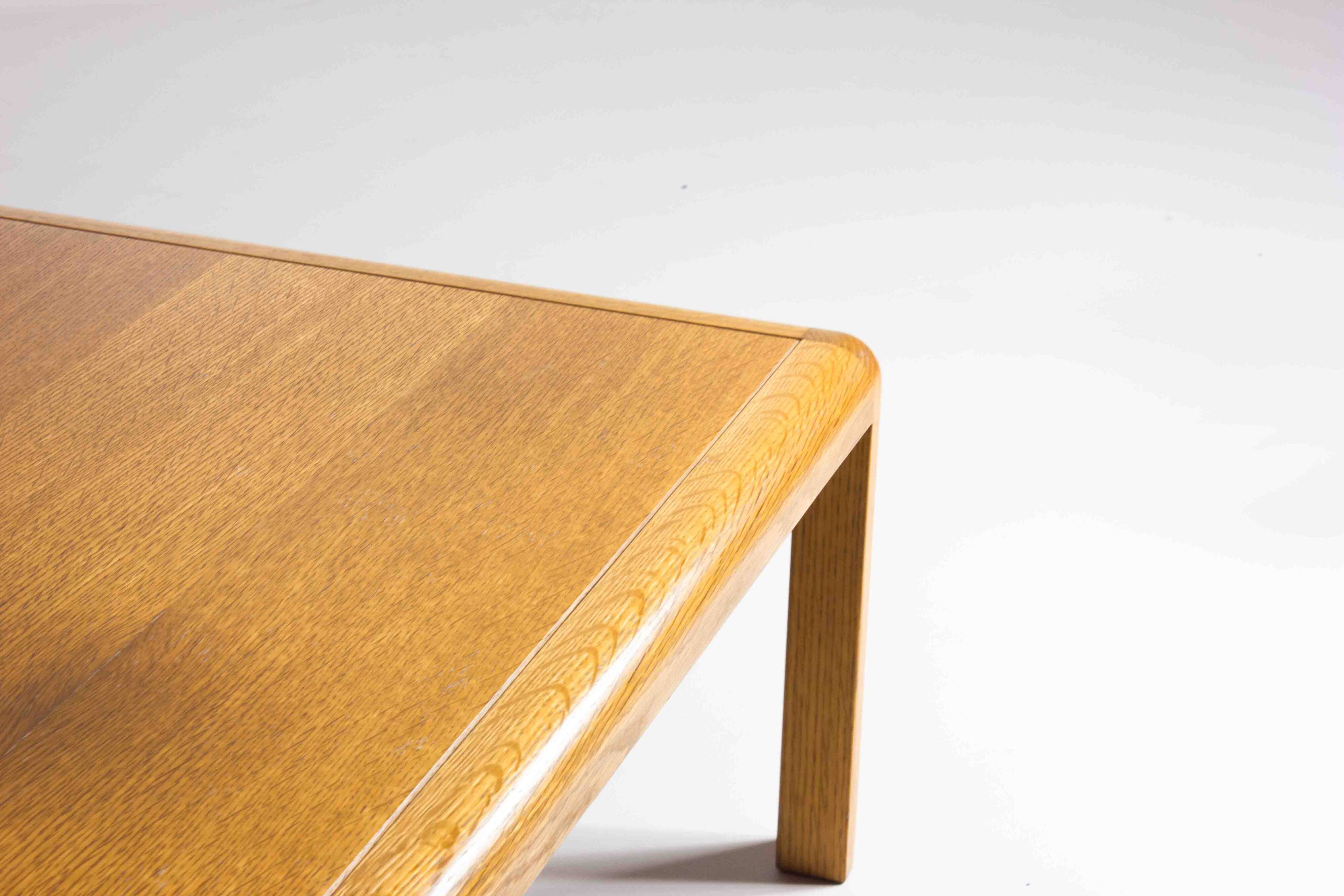 Minimalist coffee table by Van den Berghe - Pauvers, Belgium 1970s