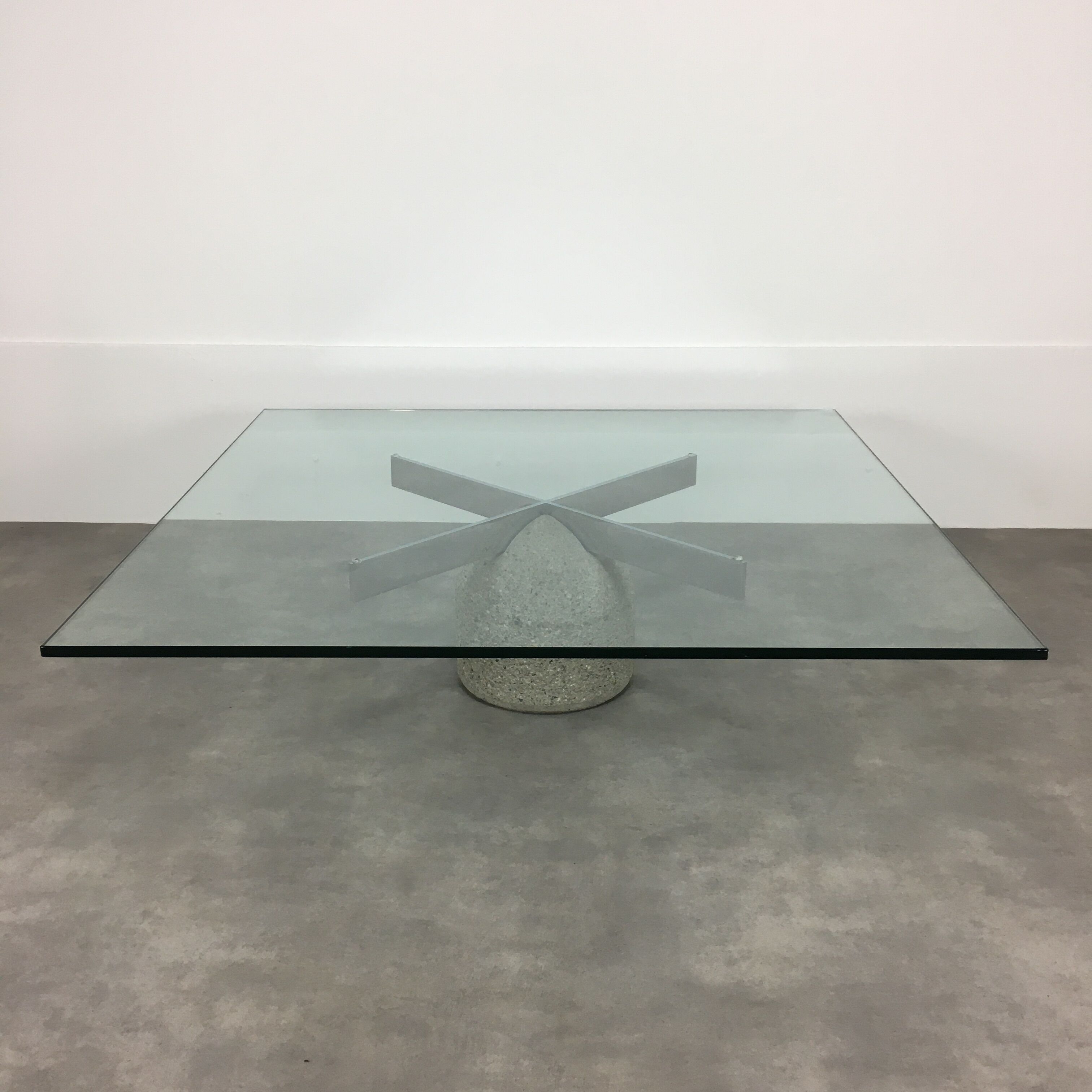 Paracarro coffee table by Giovanni Offredi for Saporiti, Italy 1970