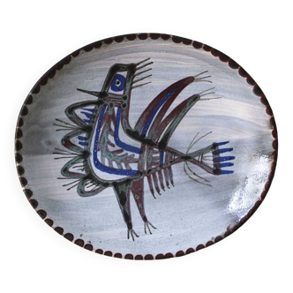 Jean Derval Le Murier ceramic plate