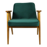 366 Lounge Chair in Green Velvet by Józef Chierowski, 1970s