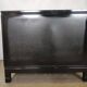 Commode noir placage feuille noir quatre tiroirs
