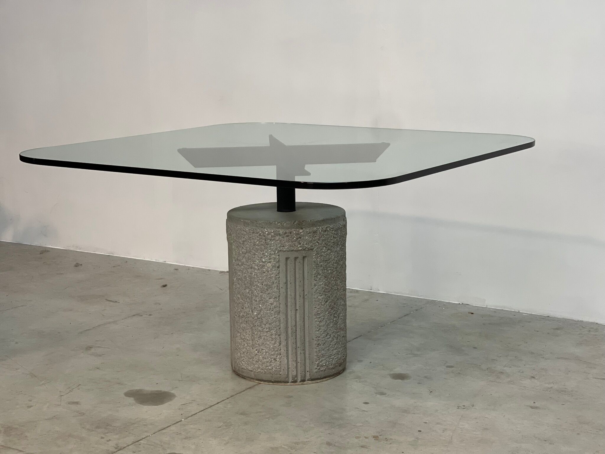 Table à manger Giovanni Offredi pour Saporiti, années 1970