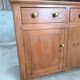 Buffet vaisselier en pin 1900