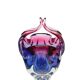 Vase by J. Hospodka for Chribska Glassworks, Former Czechoslovakia, 1960s