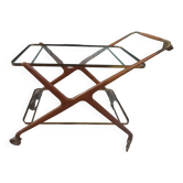 Wooden and metal cart from the 1950s