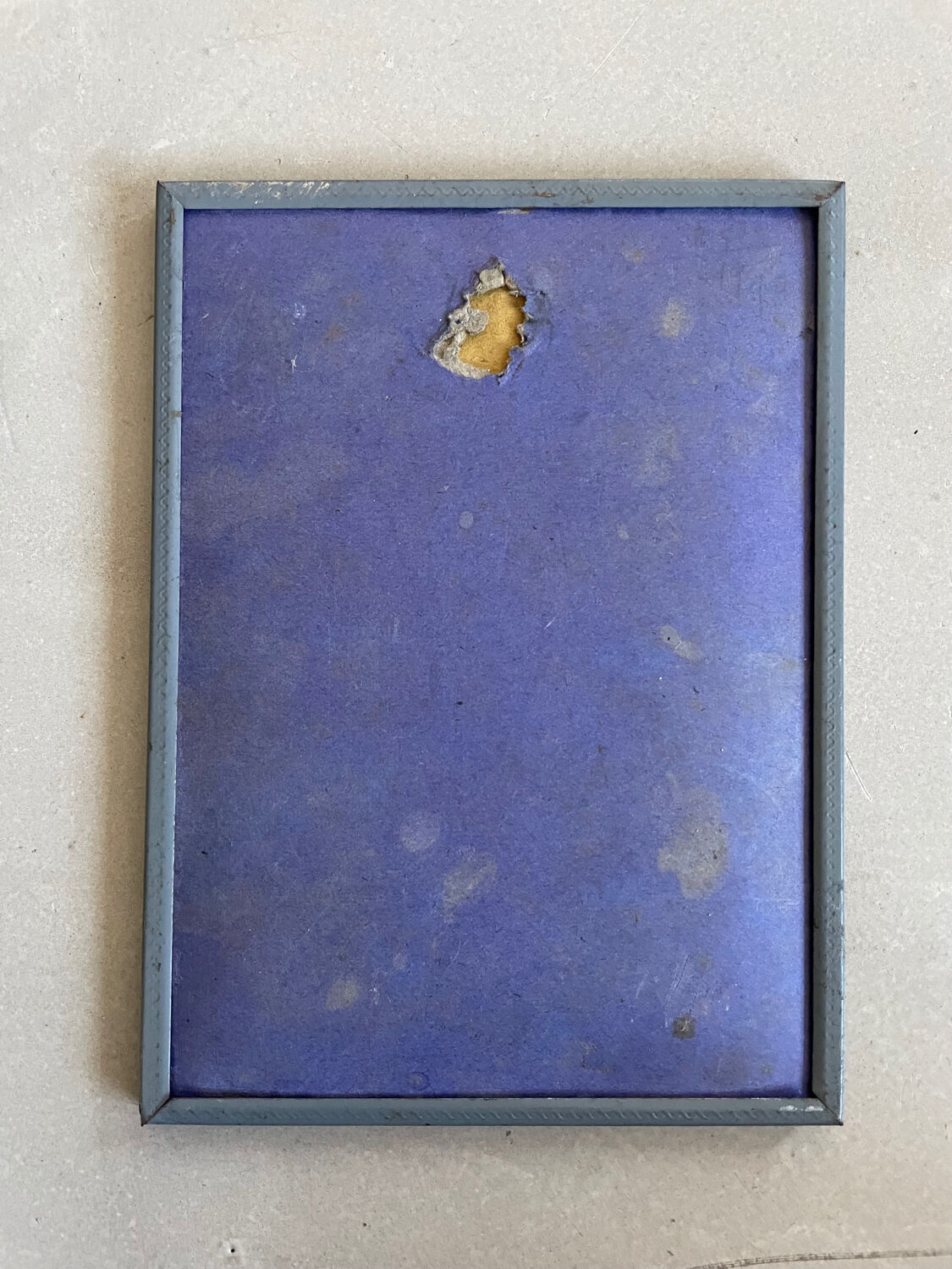 Small metal frame mirror 14x19cm