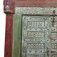 Old Indian door in old teak, original piece and patina