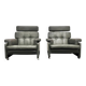 Design Mid-Century leatherette Armchairs by Arch. Spicka, around 1970s