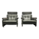 Design Mid-Century leatherette Armchairs by Arch. Spicka, around 1970s