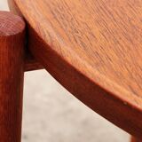 Vintage Hans J. Wegner AT35 Side table in teak Andreas Tuck, 1945 Denmark.