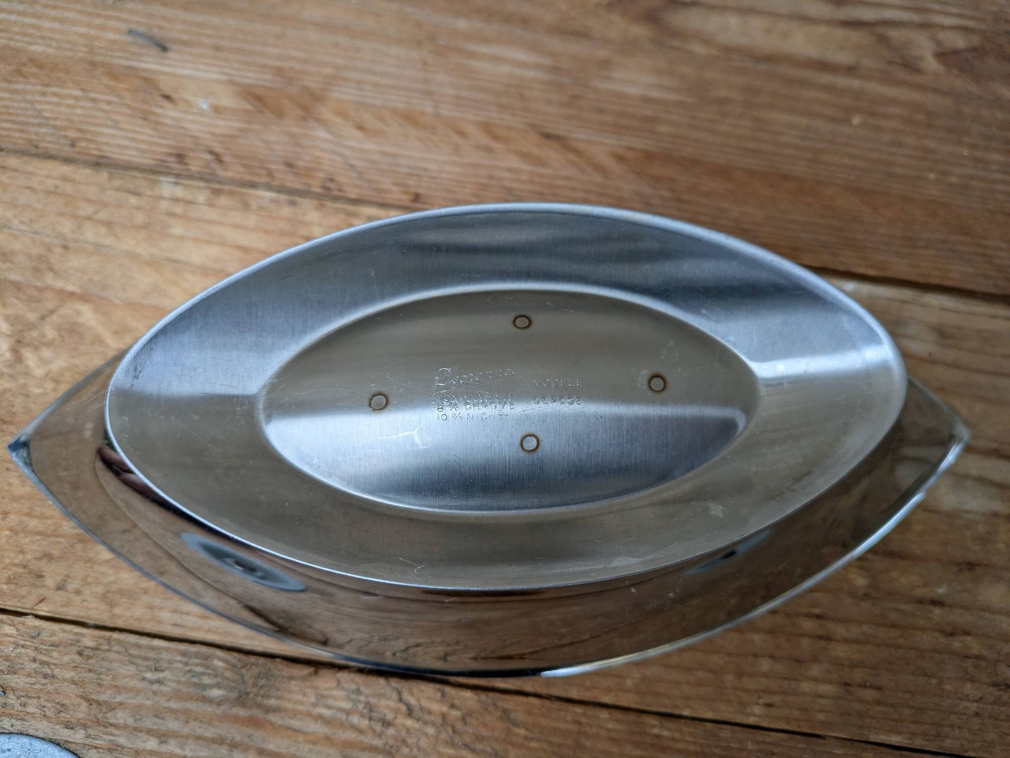 Belle saucière en inox Guy Degrenne