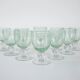 Set of bubble champagne glasses, Italian design, 1970s, production: Italy