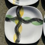 Lunéville - set of 6 large plates