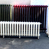 Suite of four cast iron radiators XX century
