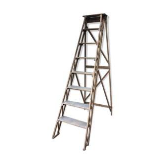 Wooden stepladder