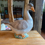 Old soup tureen in the shape of a goose