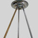 Old degue chandelier, suspension basin art deco 1 fire, in blue glass paste. signed degué
