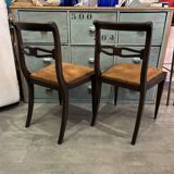 Pair of Regency style chairs from the 1940s.