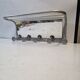 Antique aluminum coat rack with 5 hooks
