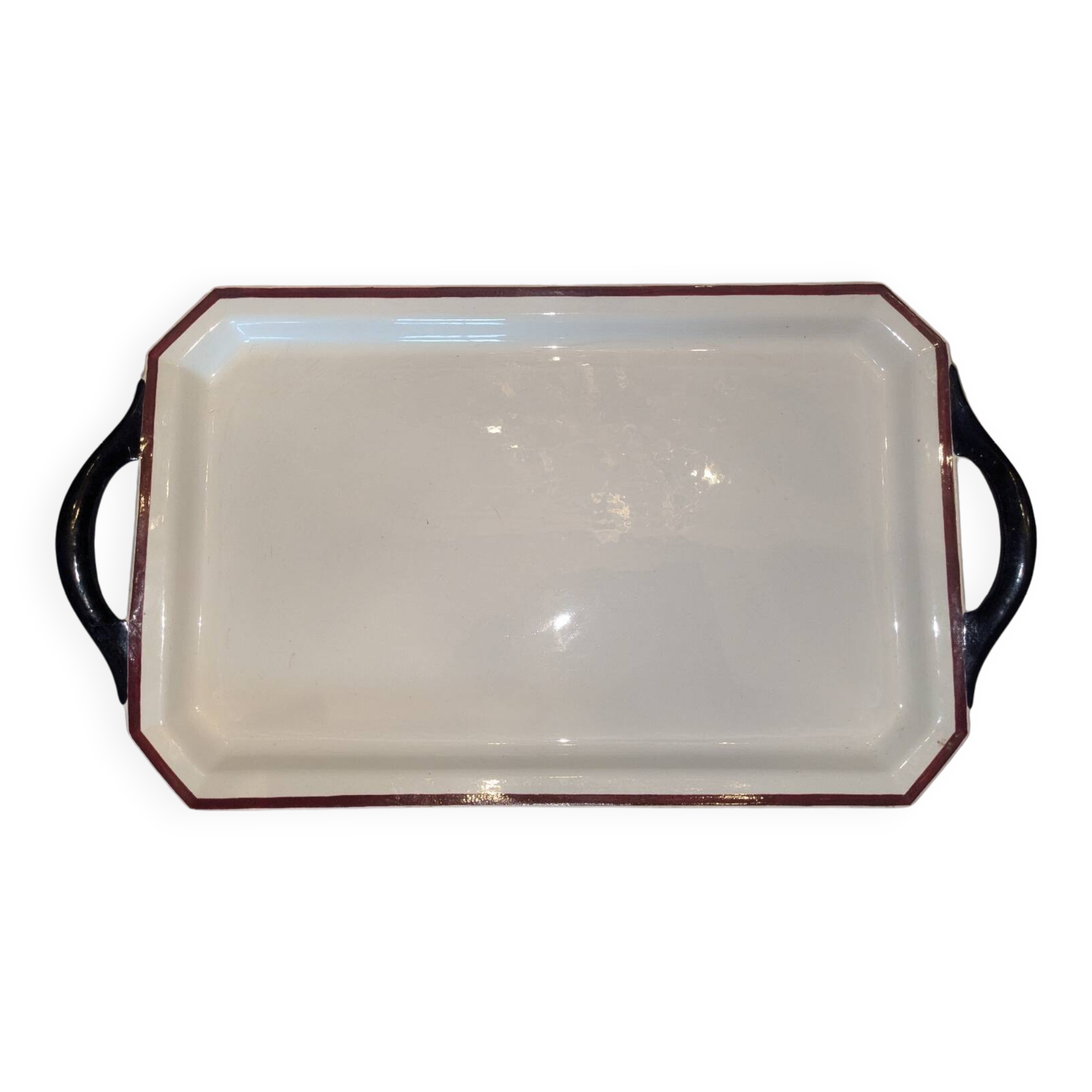 HBCM two-handled tray, mid-20th century