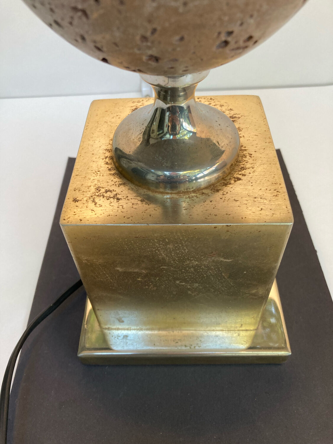 Philippe barbier lamp base, groeland model, 80’s