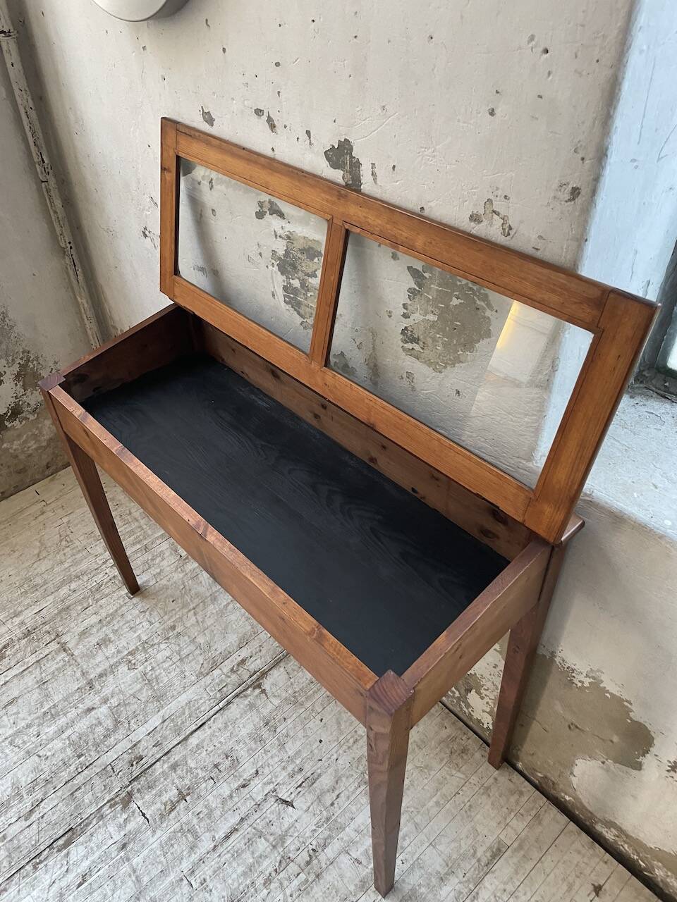 50s display cabinet side table